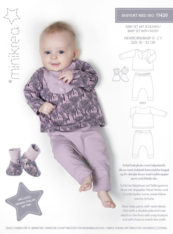 Minikrea barnasett v/skóm 11420