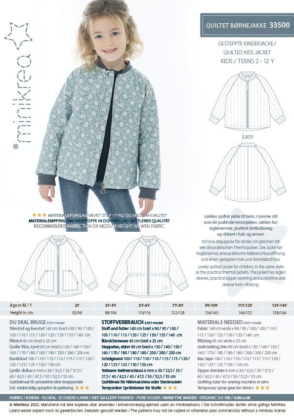 Minikrea barnajakki 33500