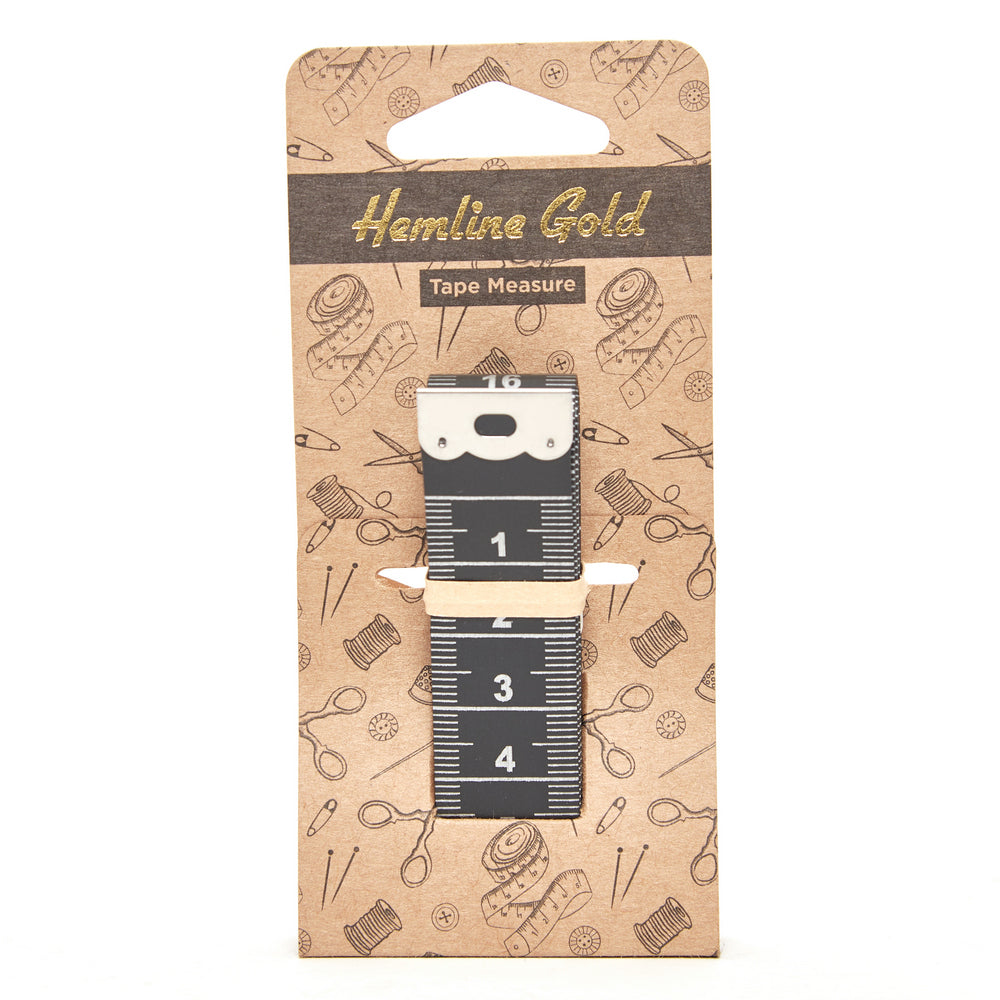 Hemline Gold mátiband svart