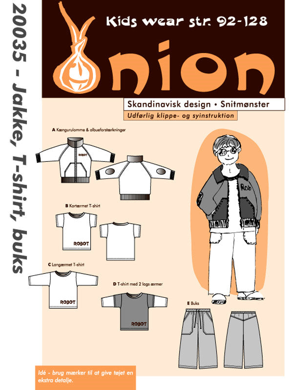 Onion jakkar, t-shirt & buksur 20035