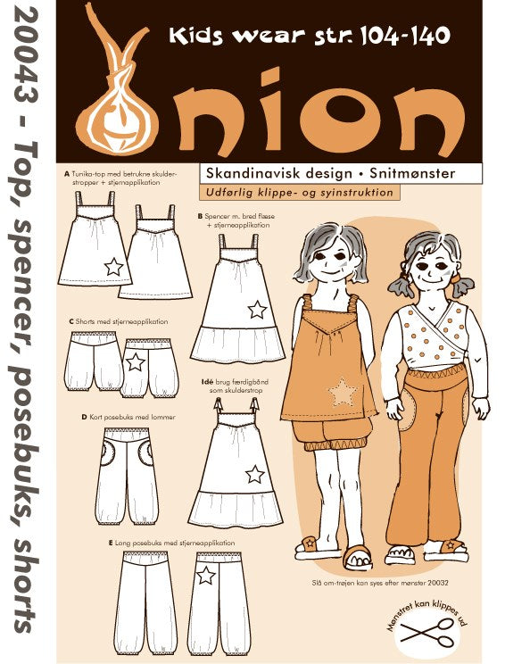 Onion toppur, buksur, shorts 20043