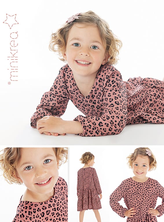Minikrea kjóli 33030