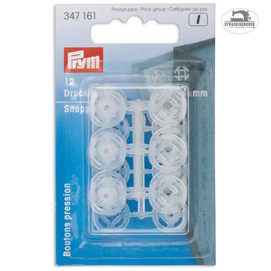 Prym transparent trykkhektir 13mm