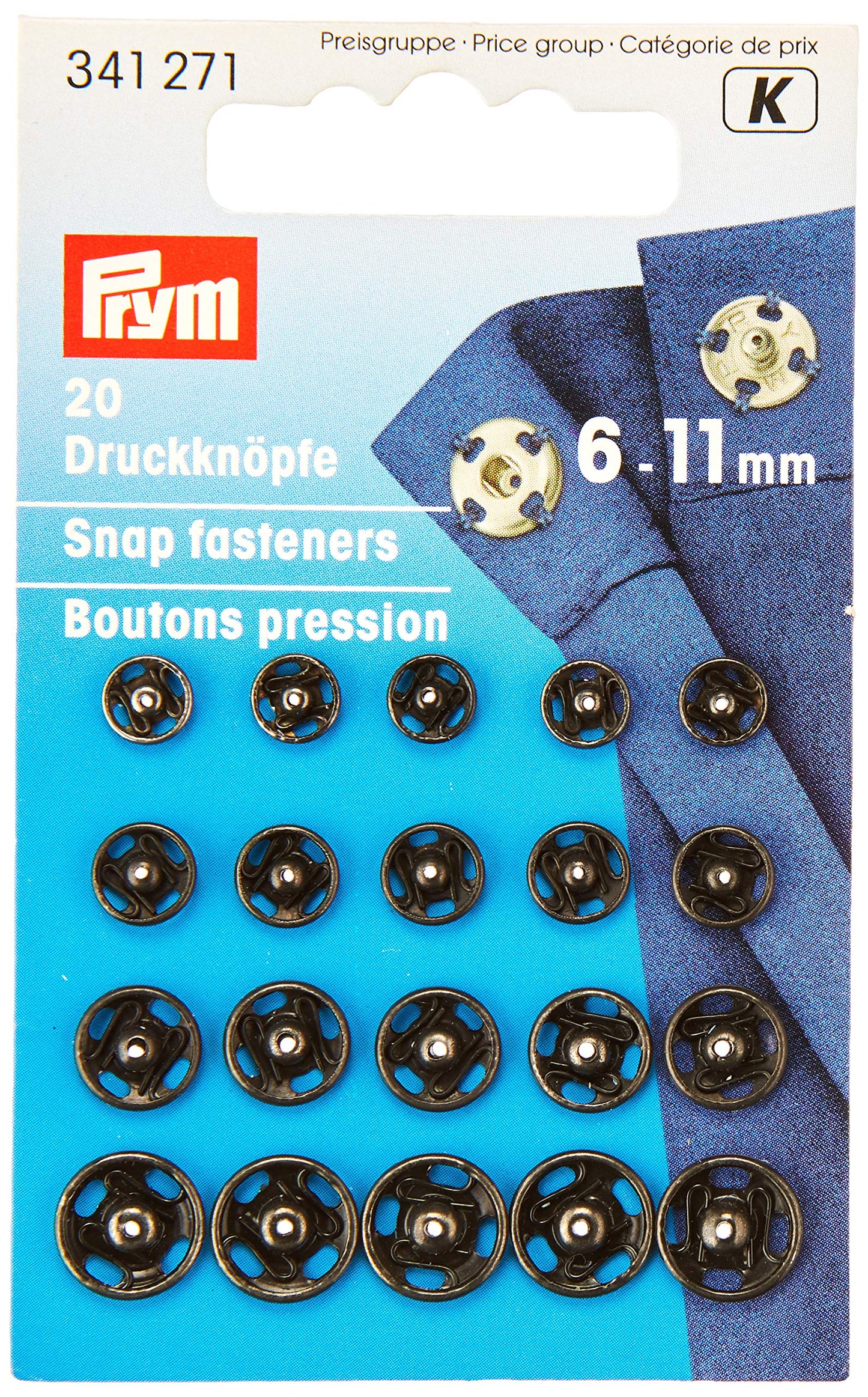 Trykkhektir 6-11 mm.