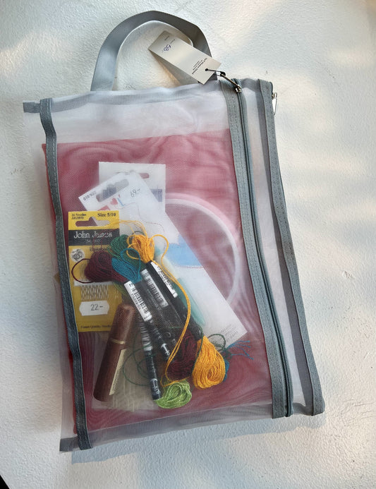 Transparent taska A4 stødd